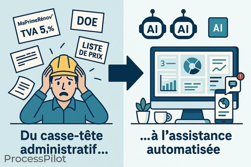 Agent IA pour PME Rénovation : 3 Tâches Concrètes à Automatiser Dès Aujourd'hui