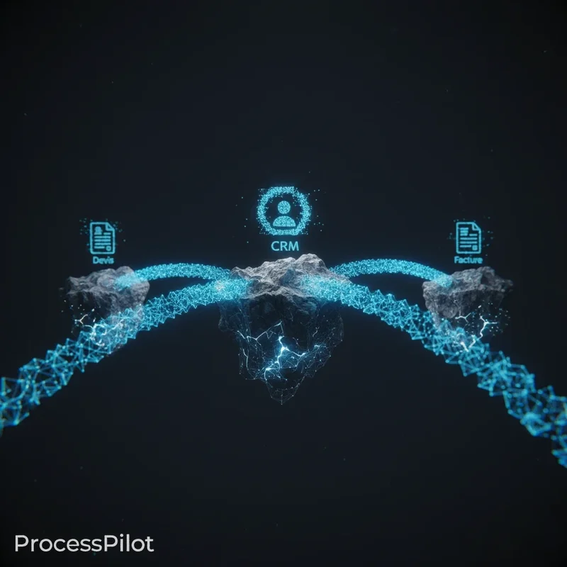 Votre CRM est-il une 'Base de Données Morte' ? 5 Automatisations pour le Connecter à vos Chantiers