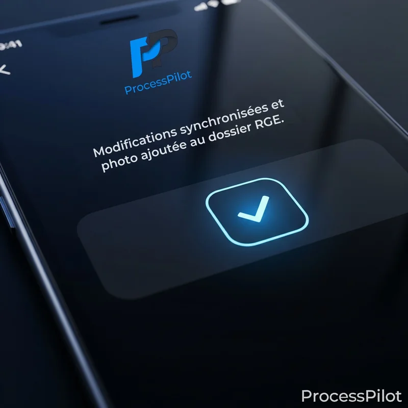 Étape 2 : Confirmation de la synchronisation